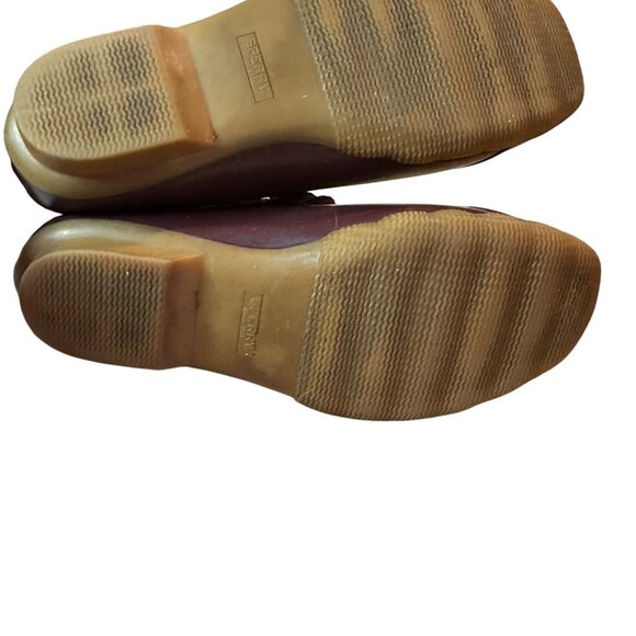 Sperry Womens Saltwater Purple Waterproof Rubber Rain Boots Size 9.5 Quilted Upp - Picture 4 of 6